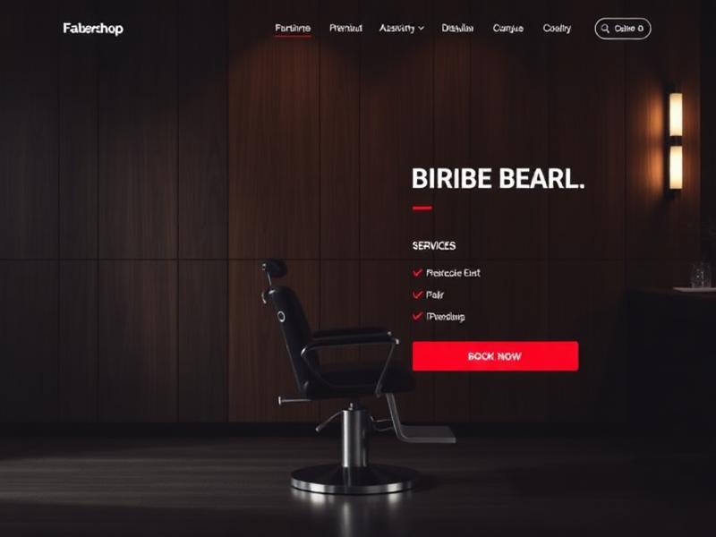Página web para Barberías
