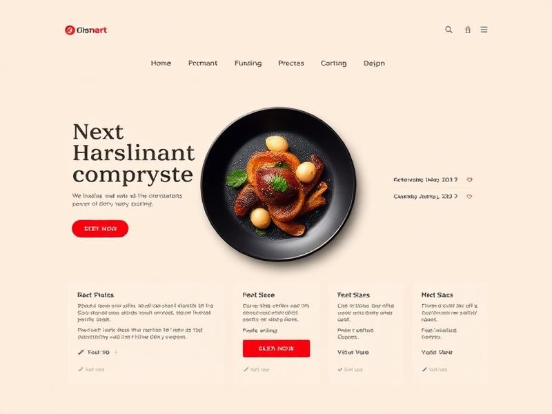 Página web para Restaurantes